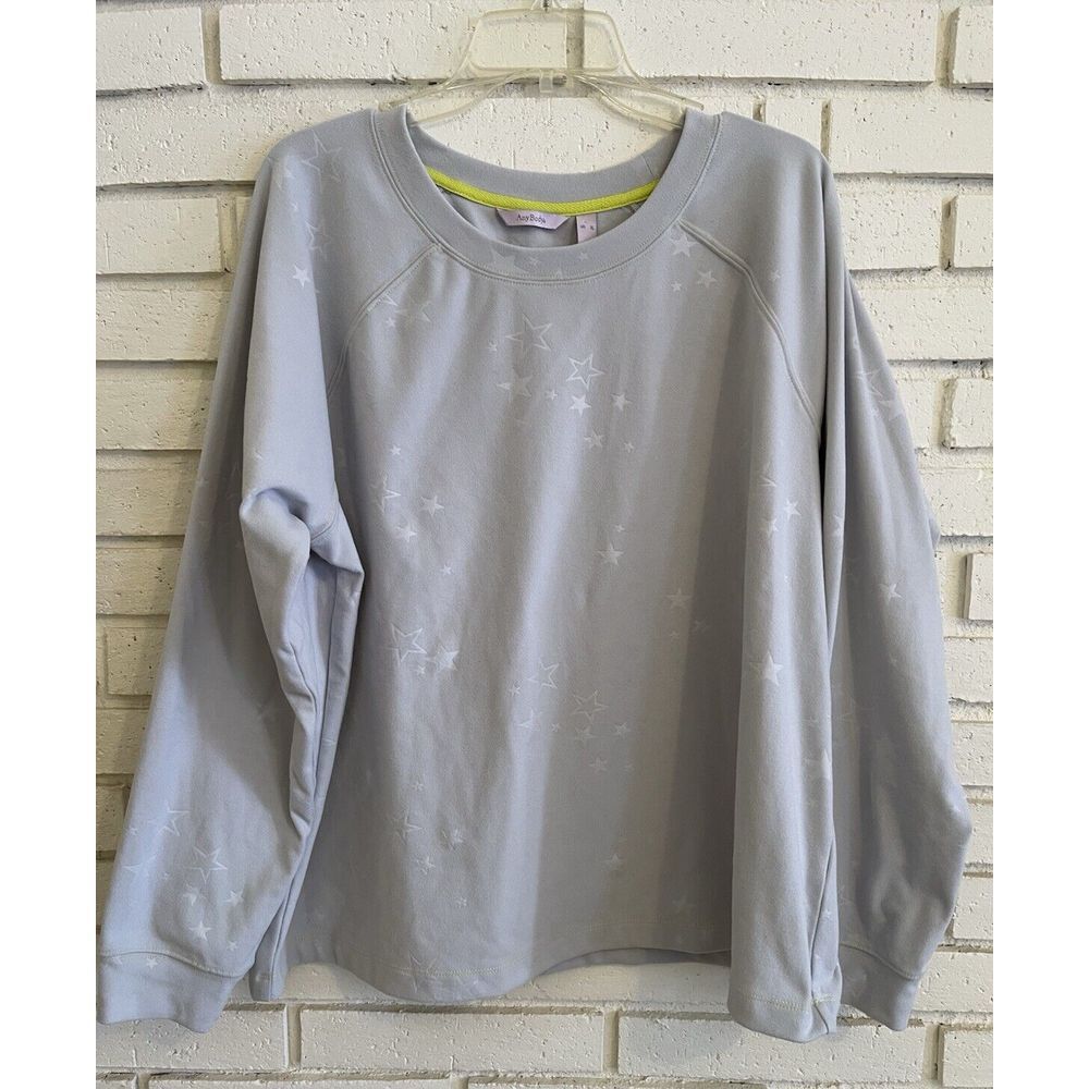 Anybody Lounge Star‎ Fleece Pullover Sweatshirt Grey Size XL